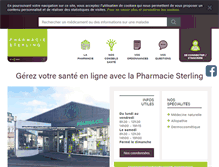 Tablet Screenshot of pharmacie-sterling.com
